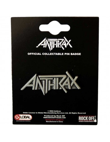 Insignă Oficială Anthrax Logo