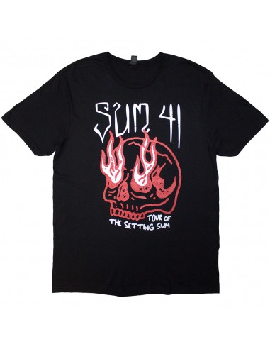 Tricou ex Tour Oficial Sum 41 Tour '24 Skull