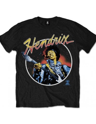 Tricou Unisex Jimi Hendrix Script Circle