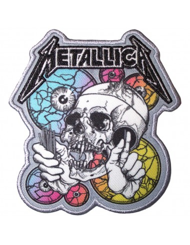 Patch Oficial Metallica The Shortest Straw Multicolored Eyes