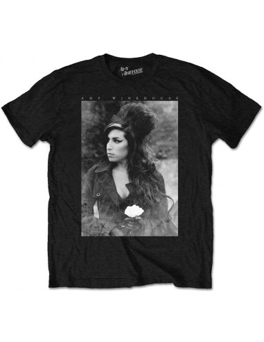 Tricou Unisex Amy Winehouse Flower Portrait