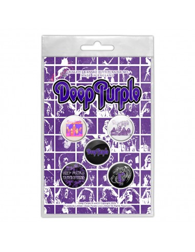 Set Insigne Oficiale Deep Purple Logo