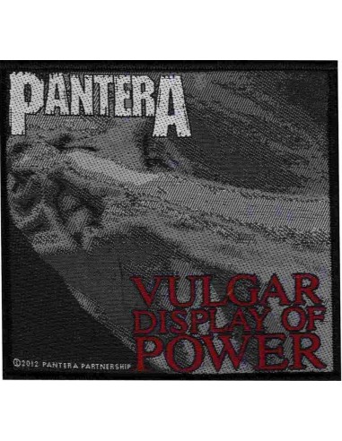 Patch Oficial Pantera Vulgar Display Of Power