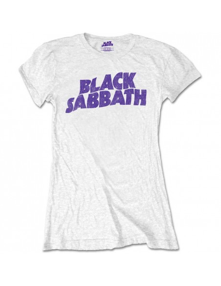 Tricou Dama Black Sabbath Wavy Logo Vintage
