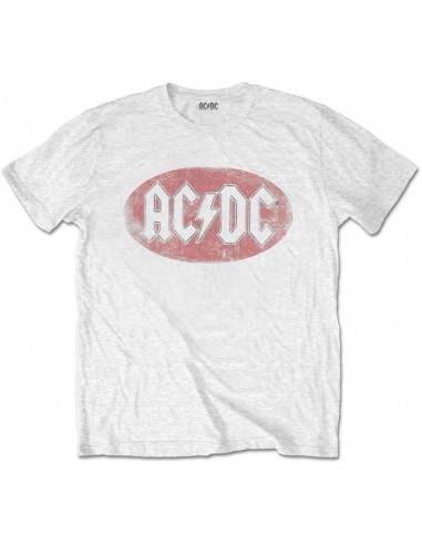 Tricou Unisex AC/DC Oval Logo Vintage