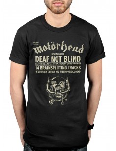 Tricou Unisex Motorhead Deaf Not Blind