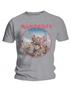 Tricou Unisex Iron Maiden Trooper Vintage Circle
