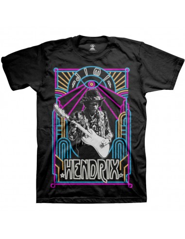 Tricou Unisex Jimi Hendrix Electric Ladyland Neon