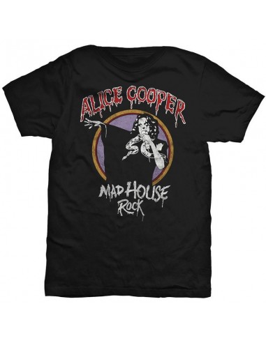 Tricou Unisex Alice Cooper Mad House Rock