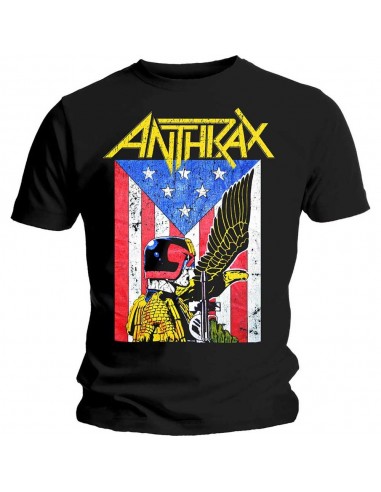 Tricou Unisex Anthrax Dredd Eagle