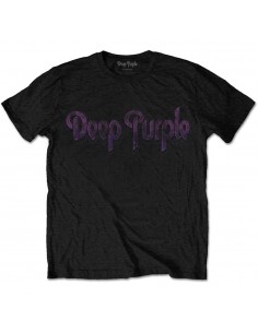 Tricou Unisex Deep Purple Vintage Logo